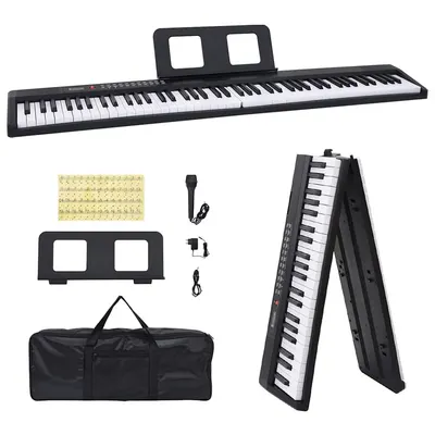 Gossi tastatura electrica pian cu 88 taste cu suport muzica pliabila