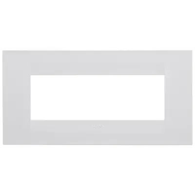 Rama ornament 6 module Gewiss Chorus Geo GW16406TB, alb