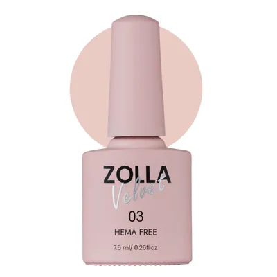 Oja semipermanenta Zolla Velvet Hema Free 03