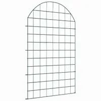 vidaXL Set gard pentru iaz 8 buc. 50 x 80 cm Oțel Verde