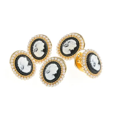 Set 5 brose martisor Dama cu Camelii