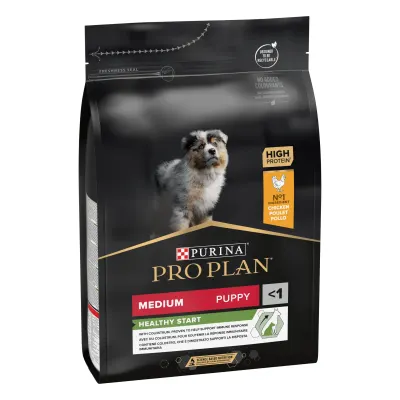 Hrana uscata pentru caini Pro Plan Medium Puppy, Pui 3kg