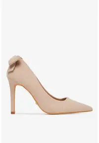 Pantofi Bej Textil - Bej