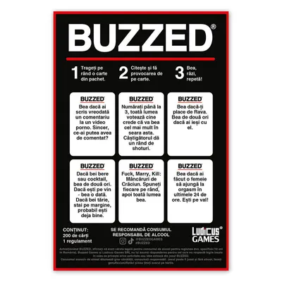 Joc de societate - Buzzed, licenta WDYM (Romana)