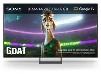 Televizor Smart Sony – BRAVIA 7 II, True RGB, 55", 4K, RGB LED, procesor XR AI, 120Hz, Dolby Vision/Atmos, compatibil PS5, K55XR75M2PB, Google TV, 2026, negru