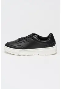 Pantofi sport uni de piele ecologica Yarrow - Negru