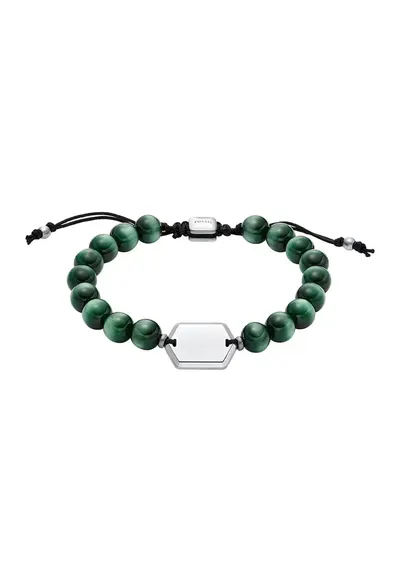 Bratara ajustabila - Verde aquamarin/Argintiu