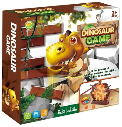 Joc de masă pentru copii Raya Toys - Nu împinge dinozaurul