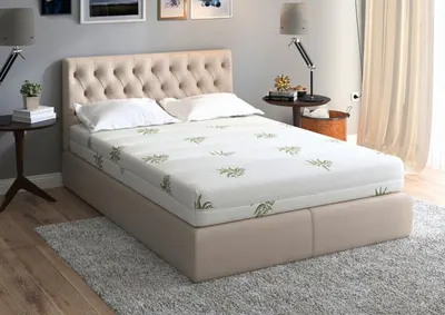 Saltea cu memorie Somnart XXL Memory Plus 100x200x25cm husa Aloe vera
