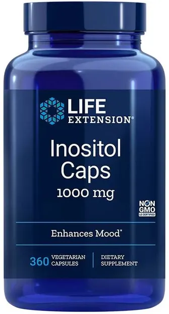 Inositol, 1000 mg, 360 vege capsule, Life Extension