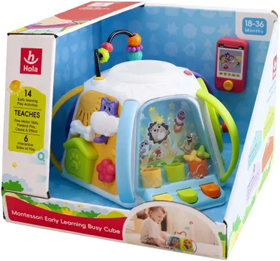 Jucărie interactivă Hola Toys - Cub Montessori