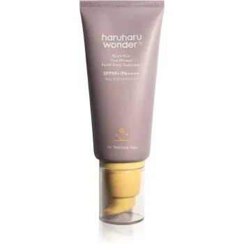 Haruharu Wonder Black Rice Pure Mineral Relief Daily Sunscreen cremă minerală de protecție cu efect calmant SPF 50+