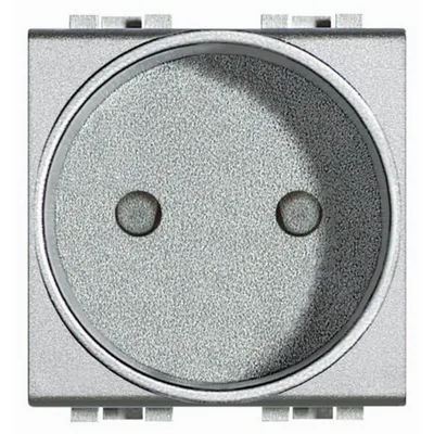 Priza 2P 16 A - 250 V~ Std. FR. LiVing Light - Conexiune cu surub -Tech - 2 module