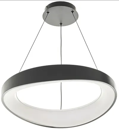 Lampă suspendată LED cu control inteligent Elbulgaria - Arnela, 4001t-520bk, 66W, IP20, negru