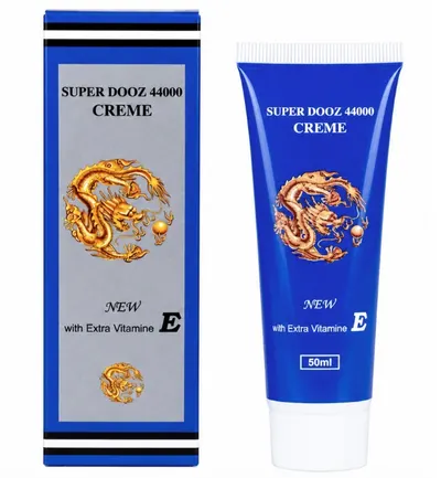 Super Dooz 44000 Creme (cu Vitamina E) - cremă destinată bărbaților, folosită ca soluție pentru întârzierea ejaculării – 50 ml