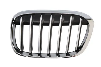 Grila bara fata stanga potrivit BMW X1 (F48) dupa 2014 - (Superior, X-LINE, crom/negru)
