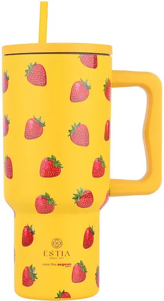 Cană termică Estia Save the Aegean - Berry Bright, 900 ml