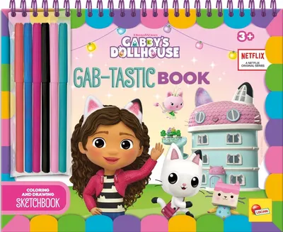 Set creativ Lisciani Gabby's Dollhouse - Gab-tastic Book