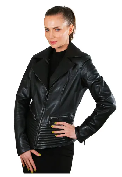 Geaca dama de piele - Model Elsa 02
