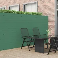 vidaXL Gard de grădină cu două fețe, verde, 1,8x5 m, PVC