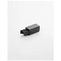 4-WIRES TRACK Negru Aluminiu Power Connector