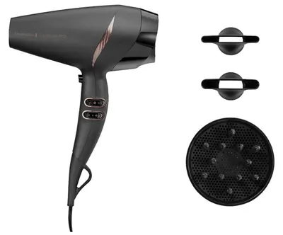 Uscător de păr Remington - Supercare Pro, AC7200, 2200W, 3 viteze, negru