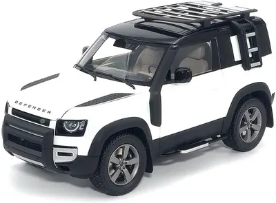 Model de colecție din metal Almost Real Modern: Mașini - Land Rover Defender 90 (2020) (Fuji White)
