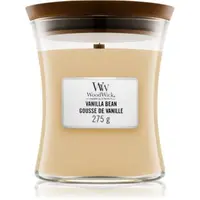 Woodwick Vanilla Bean lumânare parfumată cu fitil din lemn