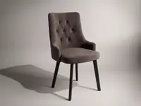 Scaun Talin Tapitat Maro Negru