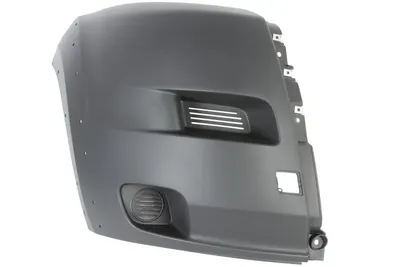 Flaps bara protectie Fata Dreapta cu locas ornament, gri inchis potrivit CITROEN JUMPER II; FIAT DUCATO; PEUGEOT BOXER pana in 2011