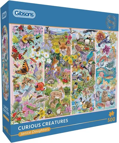 Puzzle Gibsons din 500 piese - Creaturi curioase