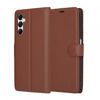 Husa pentru Samsung Galaxy A05s A057, Techsuit, Leather Folio, Maro