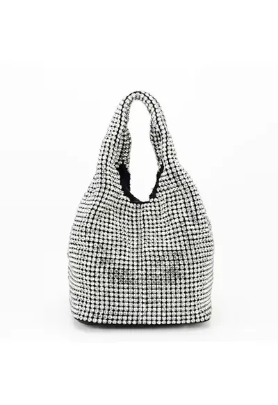Geanta eleganta cu pietricele BJH-702 05 Negru 13291 - Negru