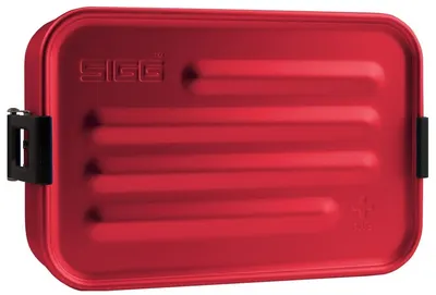 Cutie pentru mâncare Sigg Metal Box Plus S - roşie