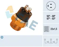 Comutator ventilator temperatura radiator CITROEN C15, VISA; PEUGEOT 205, 205 I, 205 II 1.0-1.9D intre 1983-2000