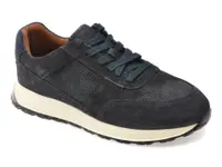 Pantofi sport CLARKS bleumarin, RADWELL TIE, din piele intoarsa