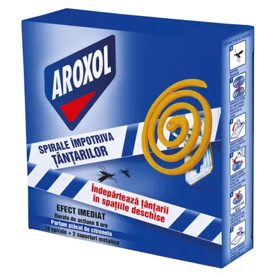 Spirale Impotriva Tantarilor Aroxol, 10 Bucati