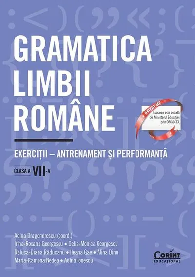 Gramatica limbii române. Clasa a VII-a - Paperback brosat - Adina Dragomirescu