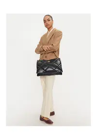 Geanta dama - model Kira - piele naturala - neagra