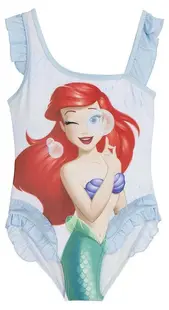 Costum de baie întreg pentru copii Cerda - Disney Princess, 4 ani, albastru deschis