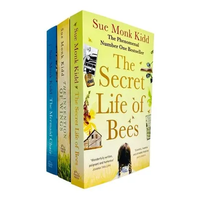 Sue Monk Kidd 3 Books Collection Set (The Secret Life of Bees, The Invention of Wings & The Mermaid Chair)