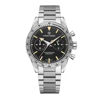 Ceas Bărbați Pagani Design PD-1766 Negru, Chronograph VK64, 40mm, Sticlă Safir AR, Oțel Inoxidabil, 100M Waterproof