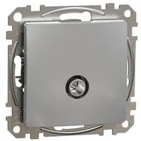 Priza TV finala 4dB, Schneider, SDD113471, Sedna Design, aluminiu
