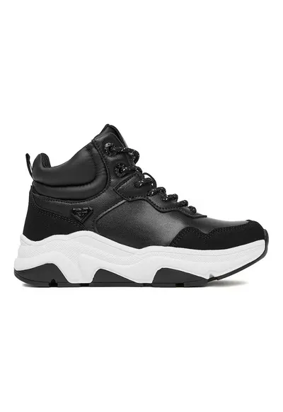 Adidasi pentru fete - material sintetic - negru - Negru