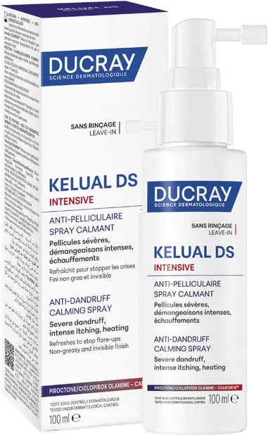 Ducray Kelual DS Spray calmant împotriva mătreții și mâncărimii, 100 ml