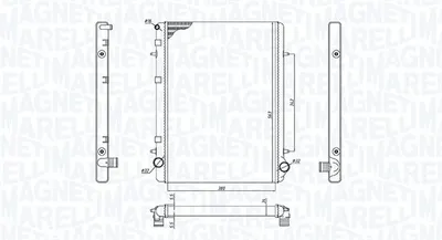 Radiator motor (Manual) potrivit CITROEN C4, C4 GRAND PICASSO I, C4 I, C4 PICASSO I; PEUGEOT 307 1.6D 1.8 2.0