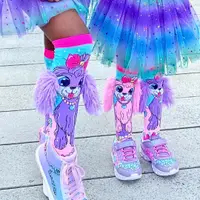 Șosete lungi colorate Madmia pentru fete Coco In Paris 6-99 ani