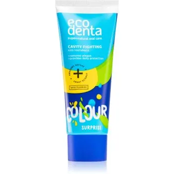 Ecodenta Colour Surprise Pasta de dinti pentru copii. impotriva cariilor dentare