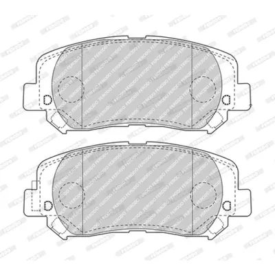 Set placute frana, frana disc FERODO FDB4999