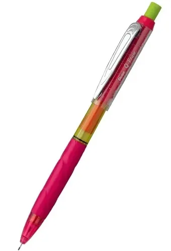 Creion automat Pentel - Q-Erase, 0.7 mm, roz